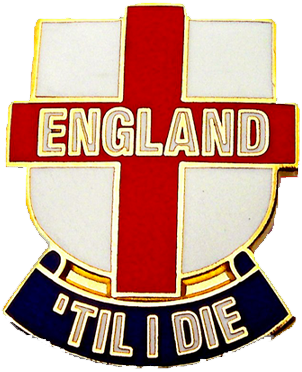 'England 'Til i Die' Pin Badge