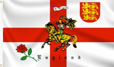 SPECIAL EDITION: 5'x3'ft England St George Charger Flag