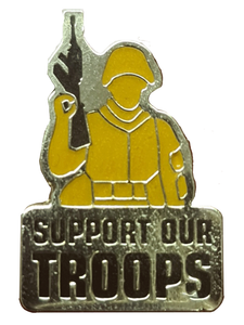 "Support Our Troops" Pin Badge
