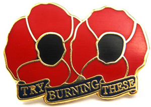 Try Burning These Poppy Badge