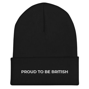 "Proud To Be British" Cuffed Beanie