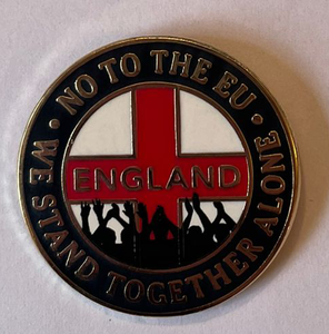 'No to the EU' Pin Badge